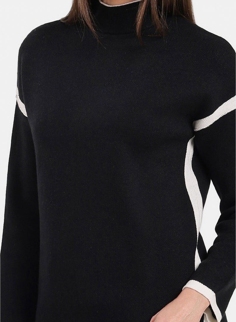 Clue Contrast-Trim Wool Pullover - Image 5